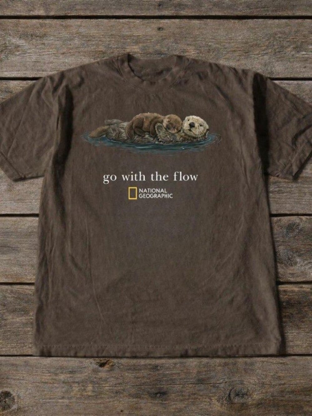Gildan Women's Brown and Grey T-shirt
